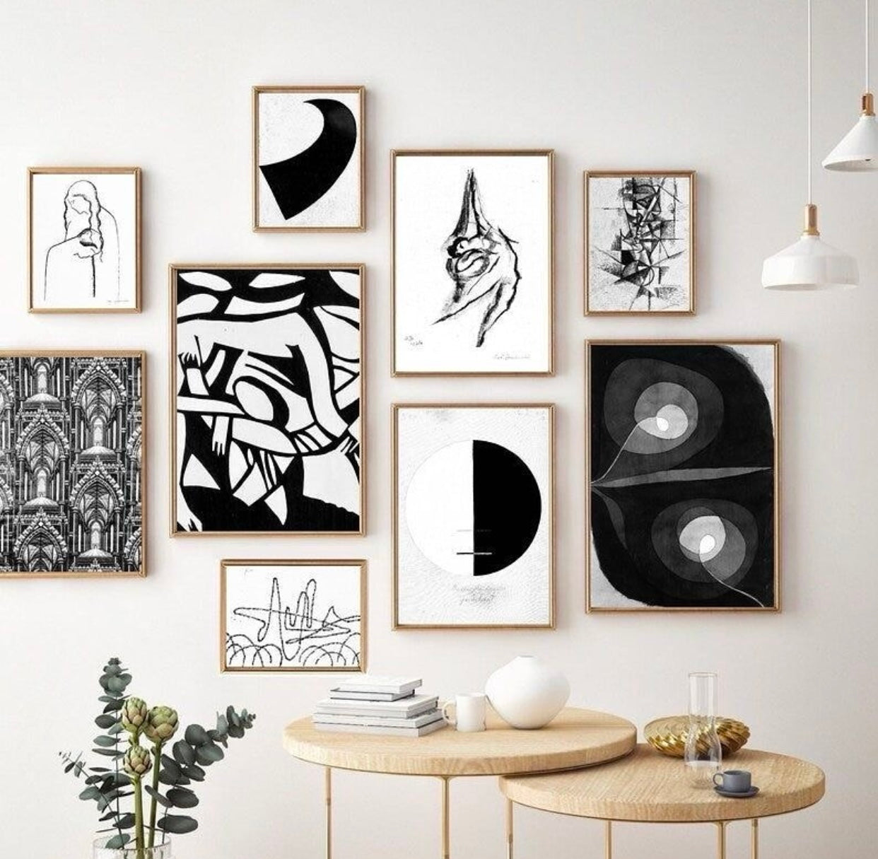 This stunning 9-piece pop art wall frame Set