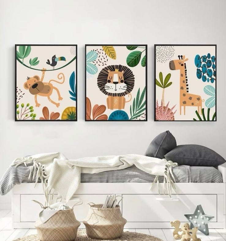3-Piece kids Wall Art Set