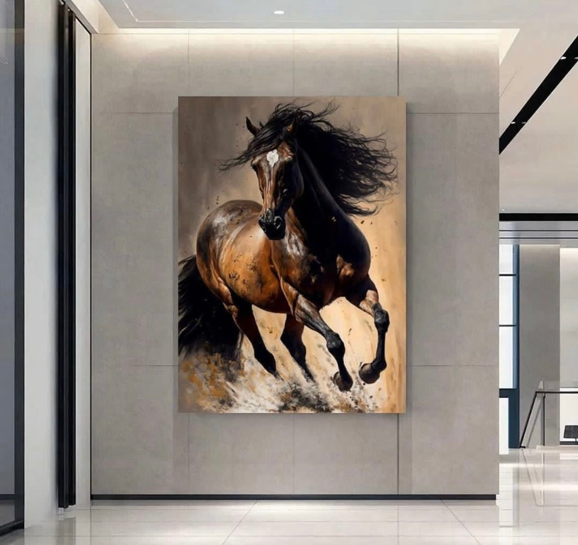 Stylist Horse Wall Frame