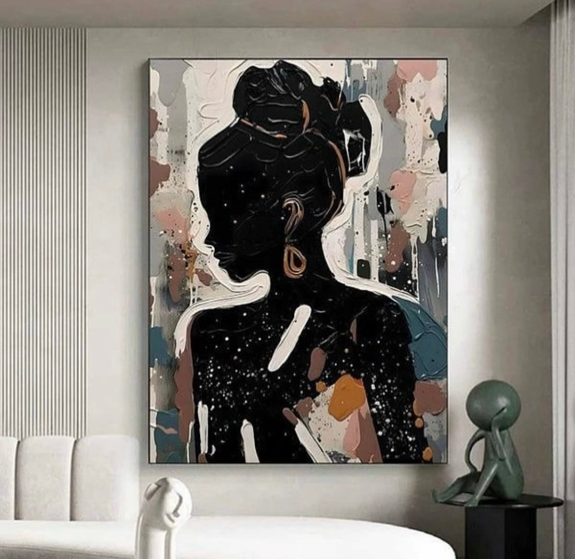 Girly Stylist Obstruct Wall Frame