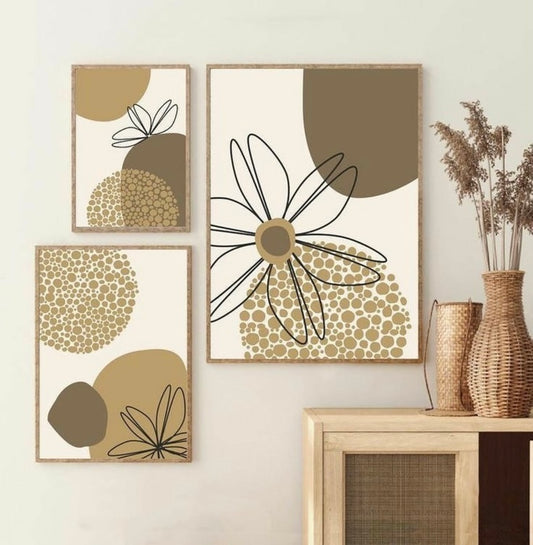 This stunning 3-Piece art wall frame Set
