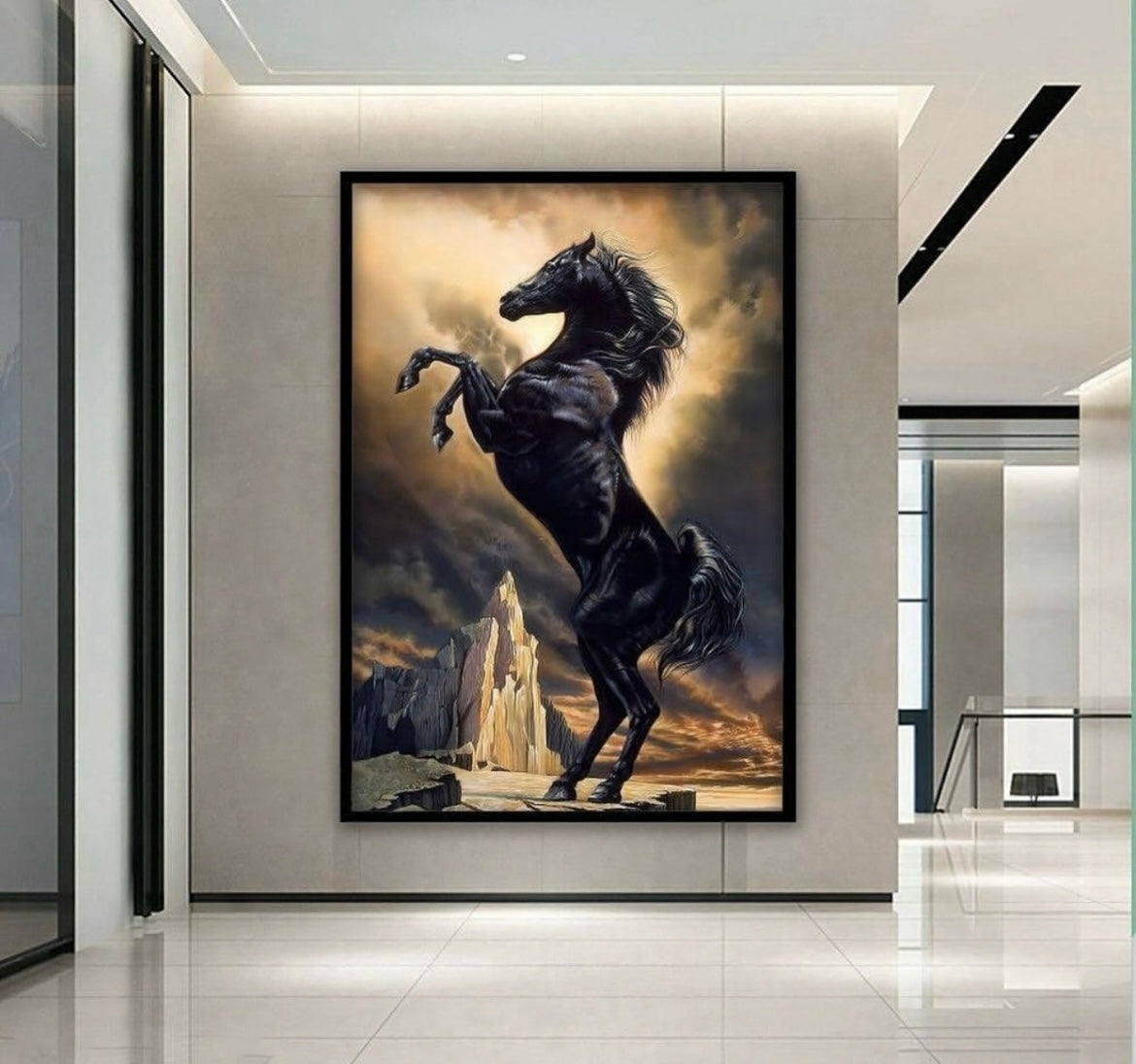 Stylist Horse Wall Frame