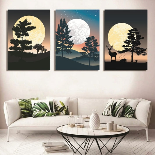 Premium 3-Pieces Wall Art Frame