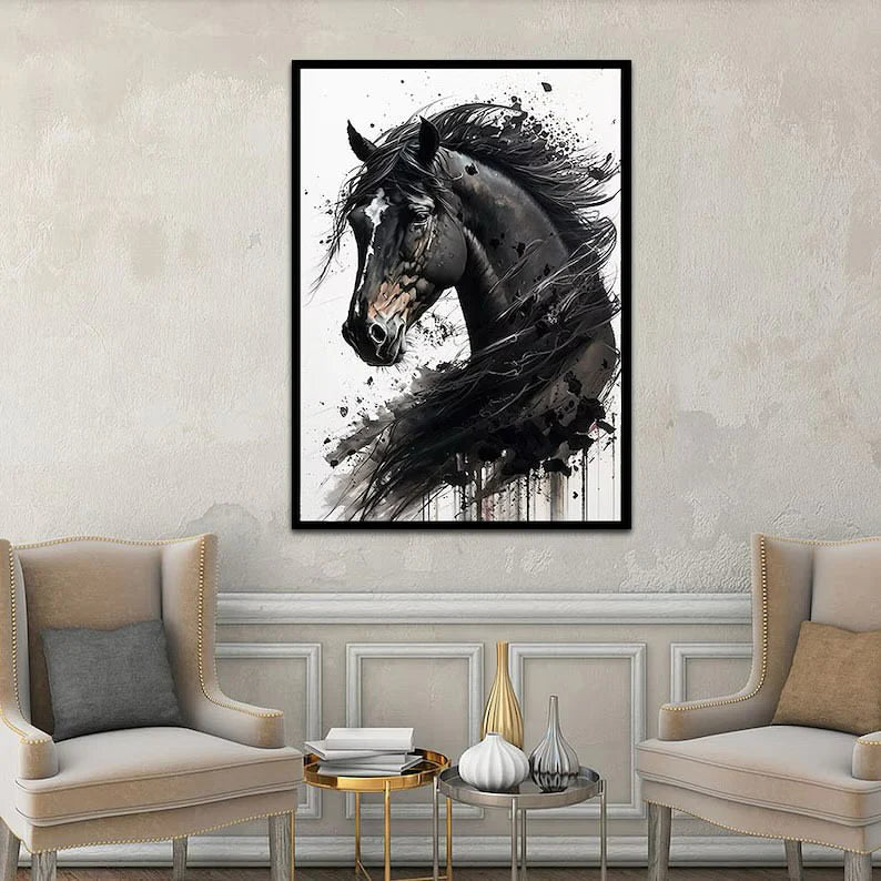 Stylist Horse Wall Frame