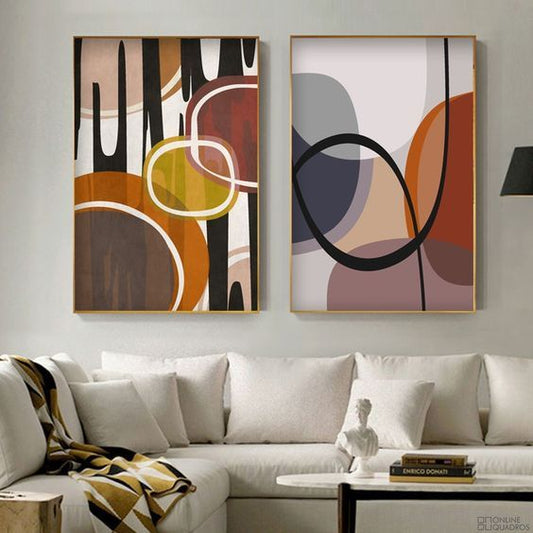 Unique 2-Piece Wall Art Set