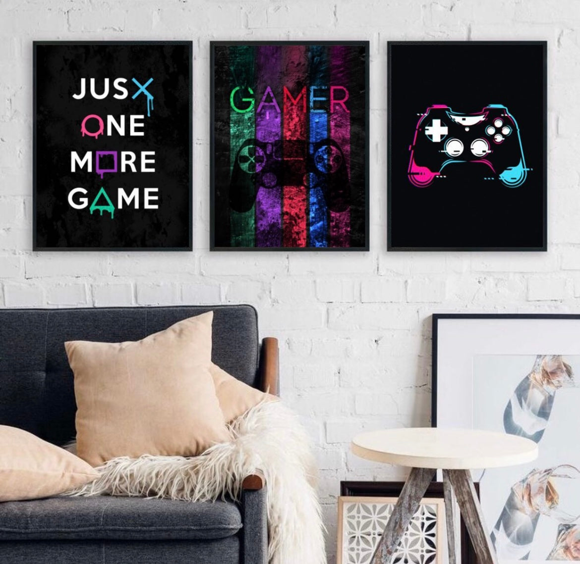 3-Piece Gaming Wall Art Set