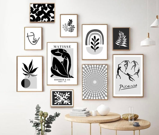 This stunning 10-piece pop art wall frame Set