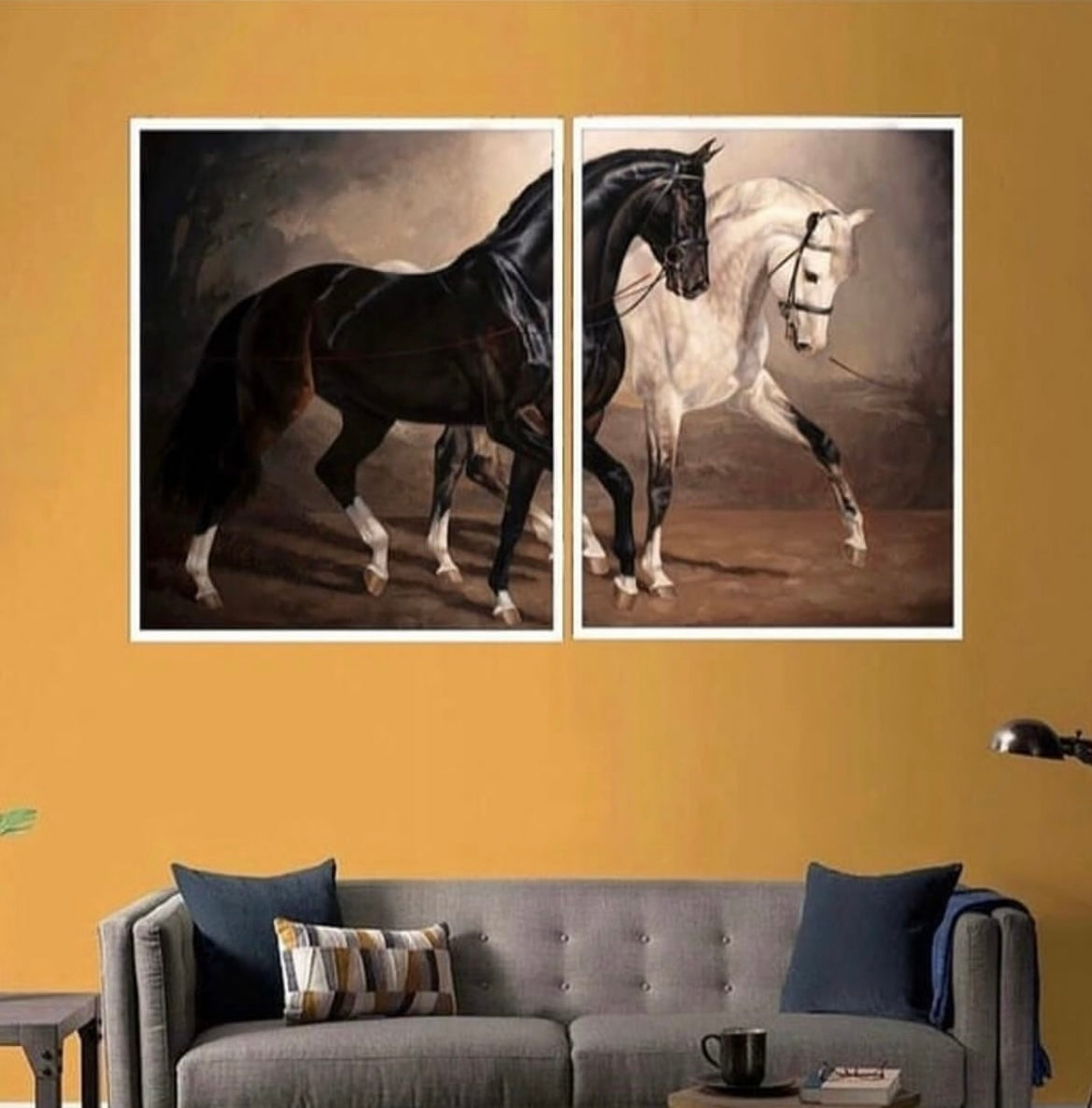 2-Piece horse’s Wall Art Set