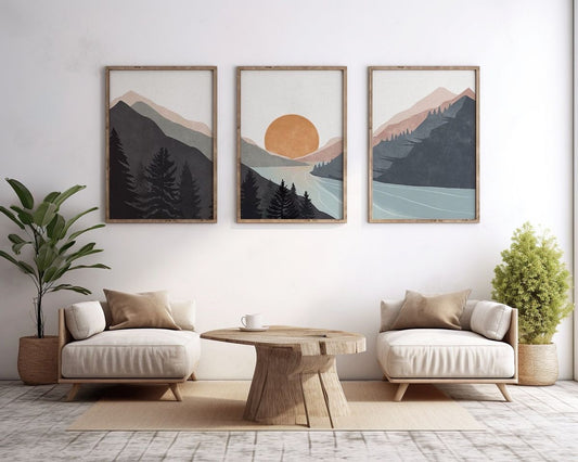Premium 3-Pieces Wall Art Frame