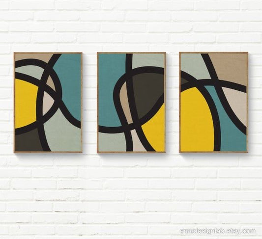 Premium 3-Pieces Wall Art Frame